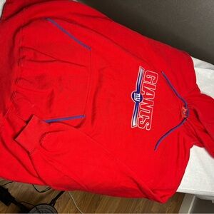 New York Giants Red Pullover Size L Hoodie Vintage NFL brand